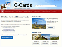 Tablet Screenshot of christliche-ecards.com